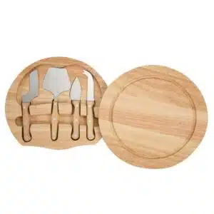 Kit Queijo Personalizado 5 Peças com Tábua - HUBZB-8542