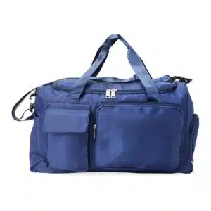 Bolsa de Viagem Personalizada com gravação de logotipo de marca empresarial. Ótimo brinde para empresas.