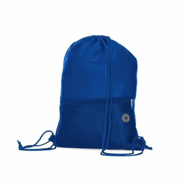 Mochila Saco Personalizada com logotipo de marca empresarial. Opção de brinde personalizado para empresas.