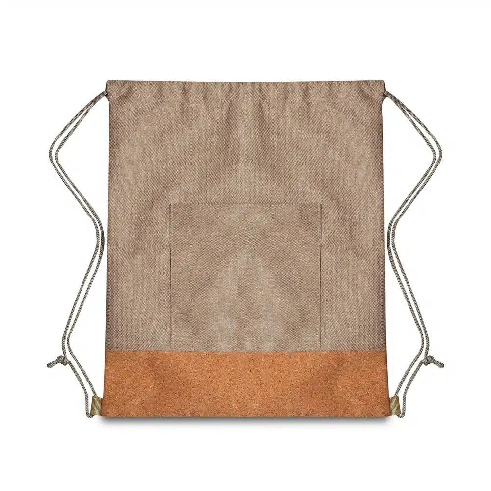 - Huble Brindes Corporativos Mochila saco corporativa silk 1 cor tom natural