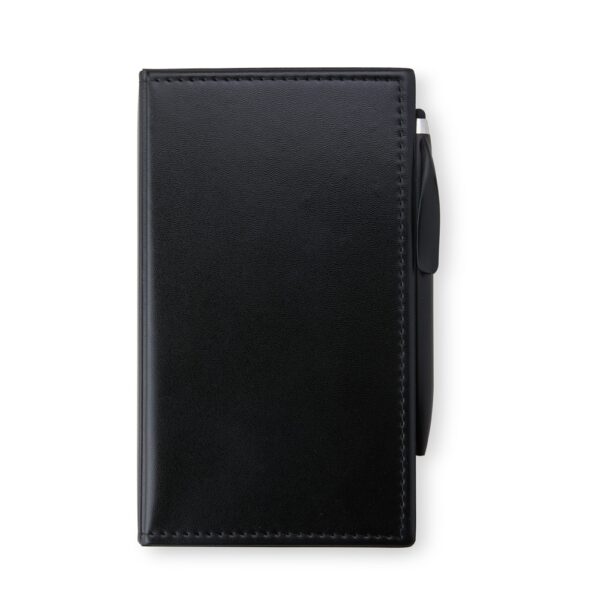 Bloco de Notas Personalizado Couro Sintético com Autoadesivos 19,2×12cm