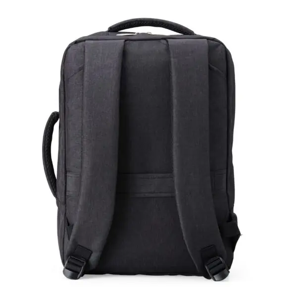 Brinde corporativo mochila preta 21L com gravação