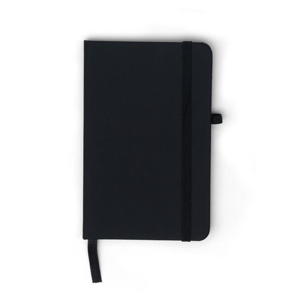 Caderno Personalizado com gravação de marca empresarial. Opção de brinde personalizado para empresas.