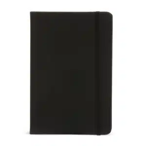 Caderno Personalizado com personalização de marca empresarial. Opção de brinde personalizado para empresas.