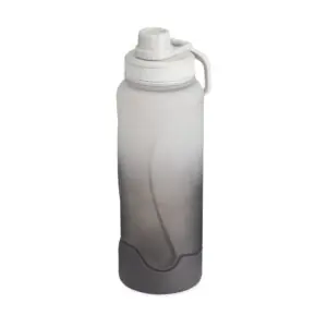 Garrafa Personalizada com gravação de logotipo de marca corporativa. Brinde personalizado criativo.