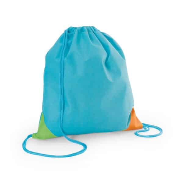 Mochila Saco Personalizada com personalização de marca empresarial. Opção de brinde corporativo para empresas.