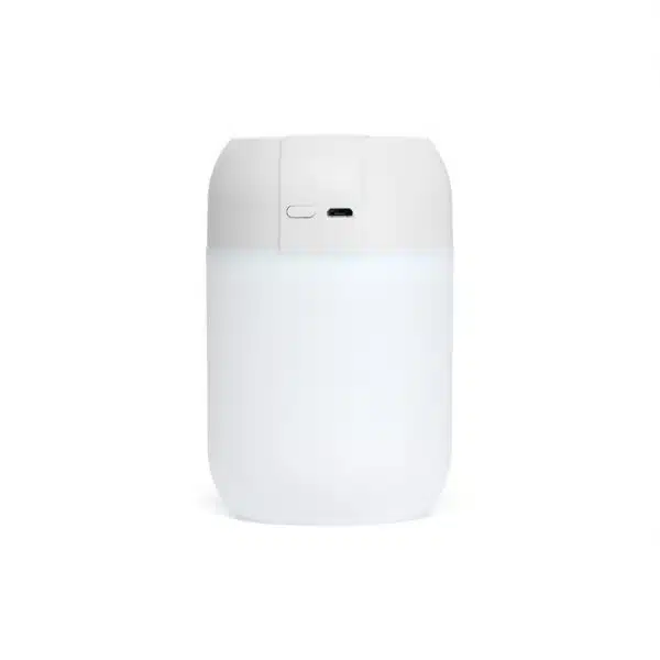 Brinde corporativo umidificador LED com impressão silk 1 cor