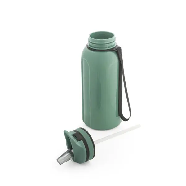 Garrafa personalizada corporativa verde grande capacidade