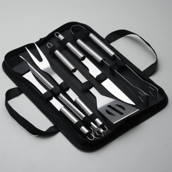 Kit Churrasco Personalizado 9 Peças Estojo Grande