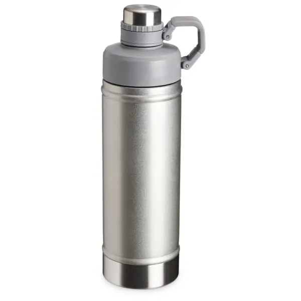 Garrafa térmica prata personalizada para brindes