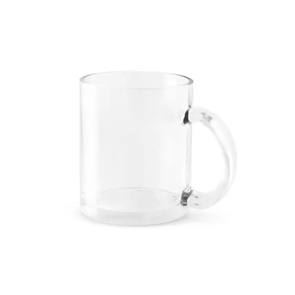 Caneca personalizada de vidro transparente 350ml sublimação