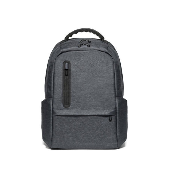 Mochila executiva cinza personalizada transfer