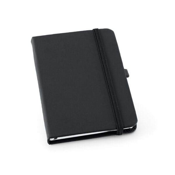 Moleskine personalizado com logo baixo relevo vermelho