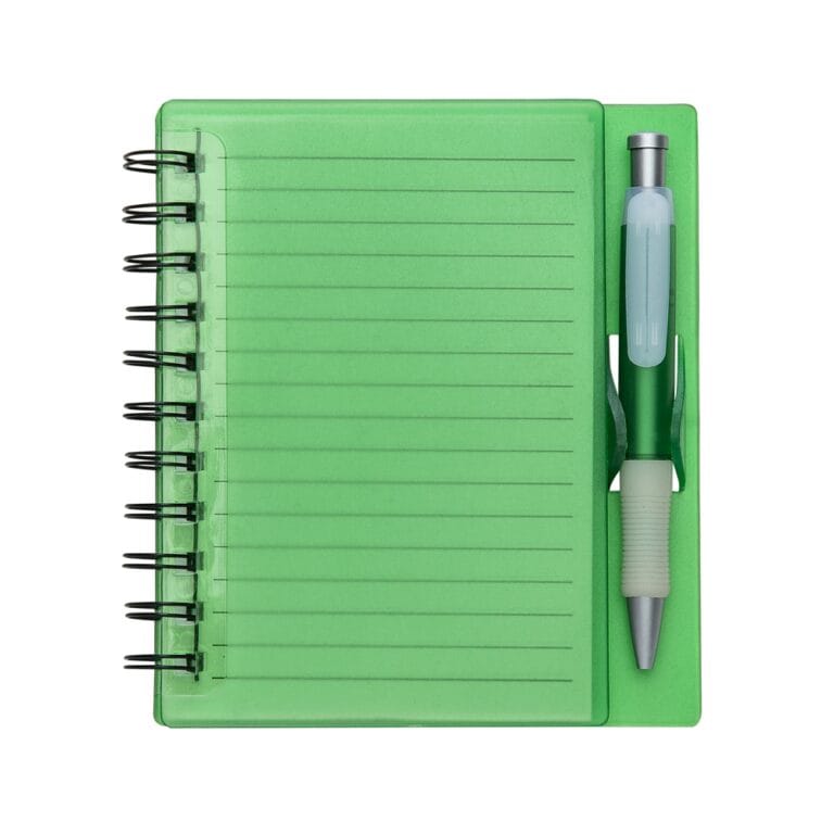 Caderno Personalizado em Acrílico c/ Caneta - COM PAUTA - HUBZB-11193