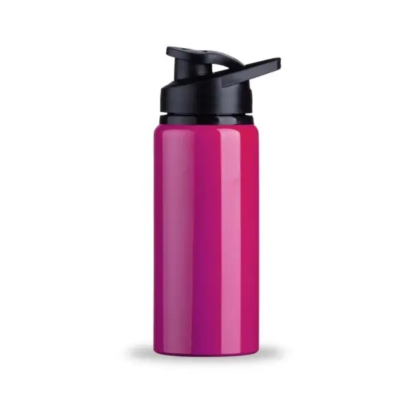 Brinde squeeze alumínio brilhante 600ml logo corporativo