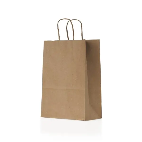 Sacola kraft pequena personalizada com silk screen corporativo