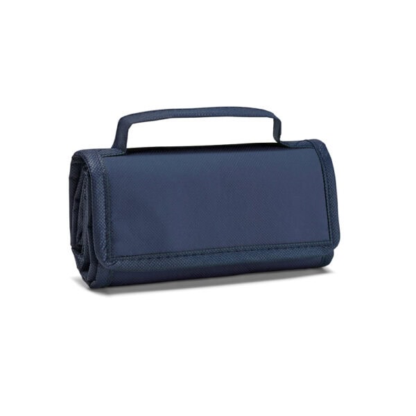 Bolsa térmica vermelha dobrável com logo para ações corporativas