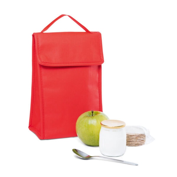 Bolsa térmica personalizada compacta ideal para brindes de campanha