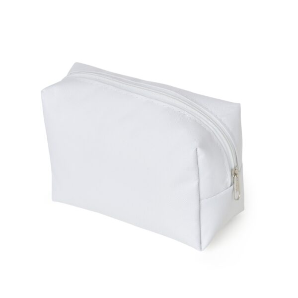 Brinde corporativo necessaire azul com estampa silk