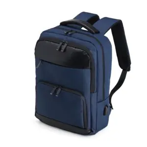 Mochila Personalizada com personalização de marca corporativa. Opção de brinde personalizado para empresas.