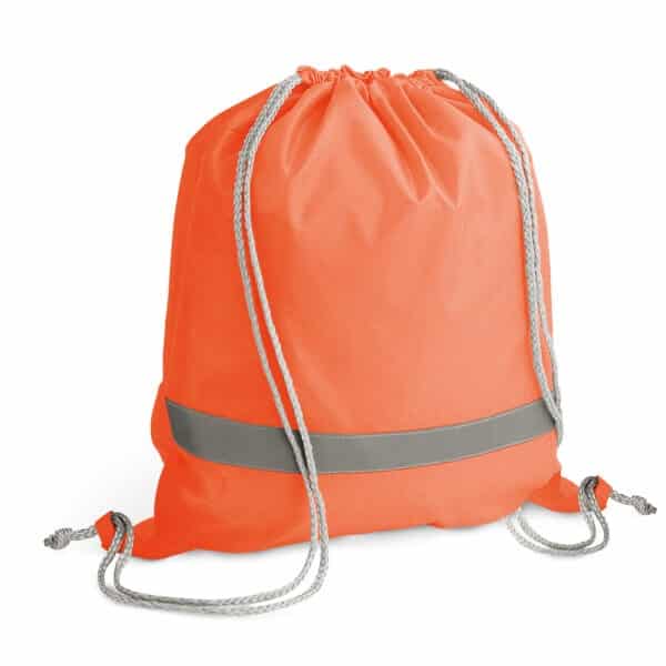 Mochila Saco Personalizada com logotipo de marca empresarial. Opção de brinde personalizado para empresas.