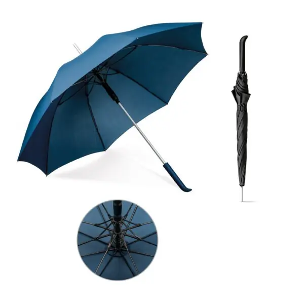 Guarda chuva personalizado com logo corporativo preto