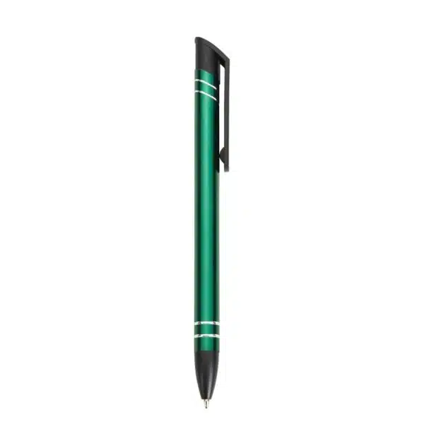 Caneta semimetal cinza brinde executivo personalizado