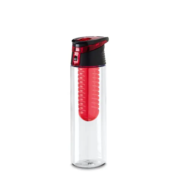 Brinde squeeze vermelho personalizado infusor 740ml silk