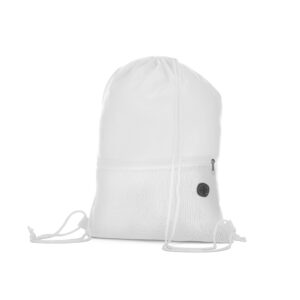 Mochila Saco Personalizada com logotipo de marca empresarial. Opção de brinde corporativo para empresas.