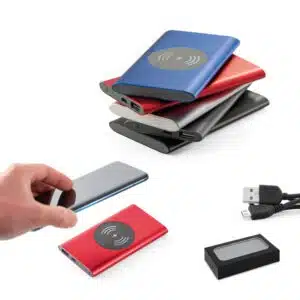 Carregador wireless portátil personalizado corporativo