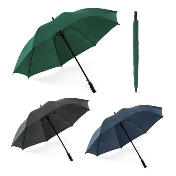 Guarda chuva golf personalizado transfer colorido preto