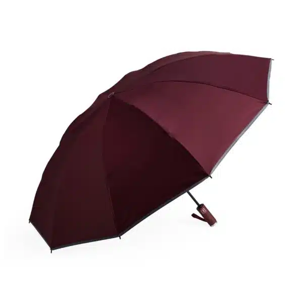 Guarda chuva vermelho invertido silk personalizado empresa