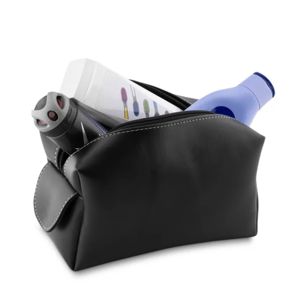 Necessaire couro sintético silk relevo presente executivo