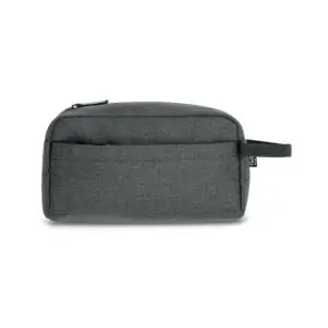 Necessaire Personalizada com personalização de logotipo de marca corporativa. Brinde personalizado exclusivo.