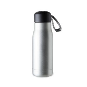 Garrafa Térmica Personalizada com gravação de logotipo de marca empresarial. Brinde personalizado sofisticado.