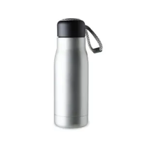 Garrafa Térmica Personalizada com gravação de logotipo de marca empresarial. Brinde personalizado sofisticado.