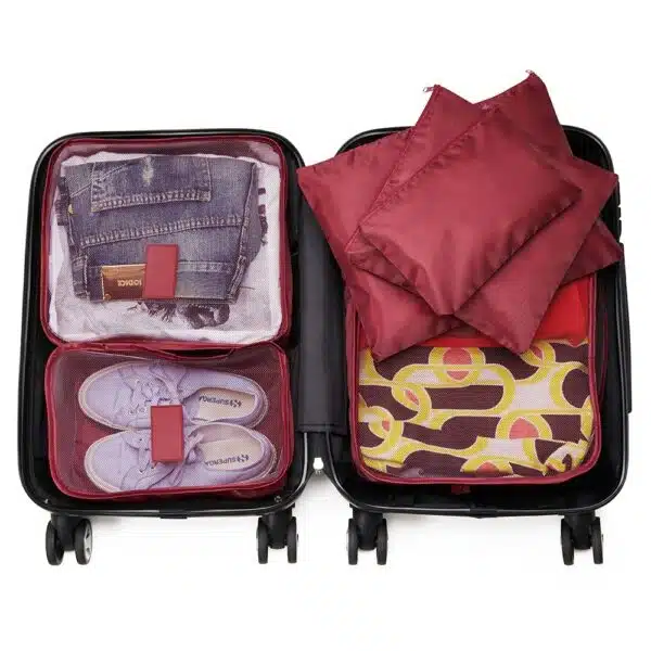 Necessaire cinza escuro personalizada para brindes corporativos