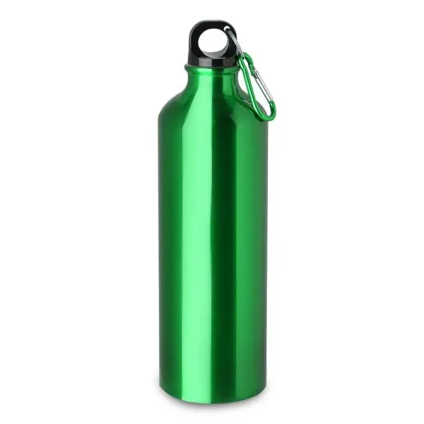 Garrafa alumínio vermelha personalizada silk logo empresa