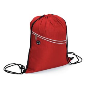 Mochila Saco Personalizada com logotipo de marca empresarial. Opção de brinde corporativo para empresas.