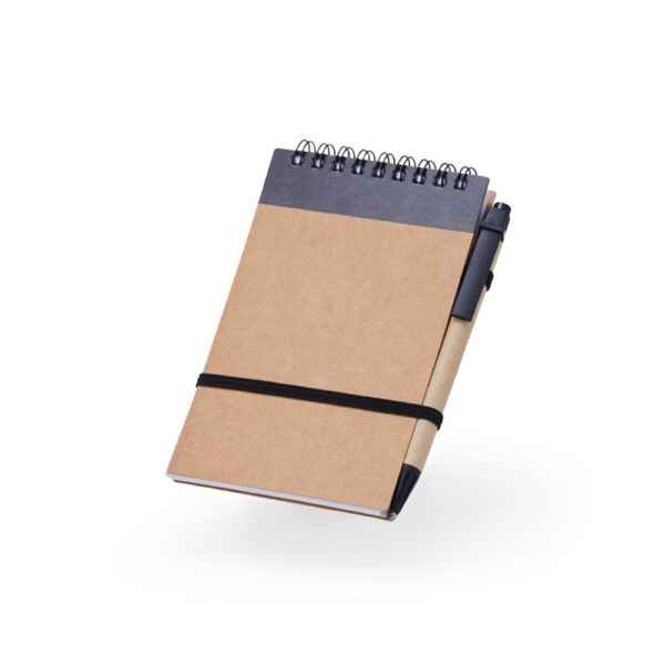 Bloco de Notas Personalizado Ecológico Kraft com Caneta 14,9×9cm