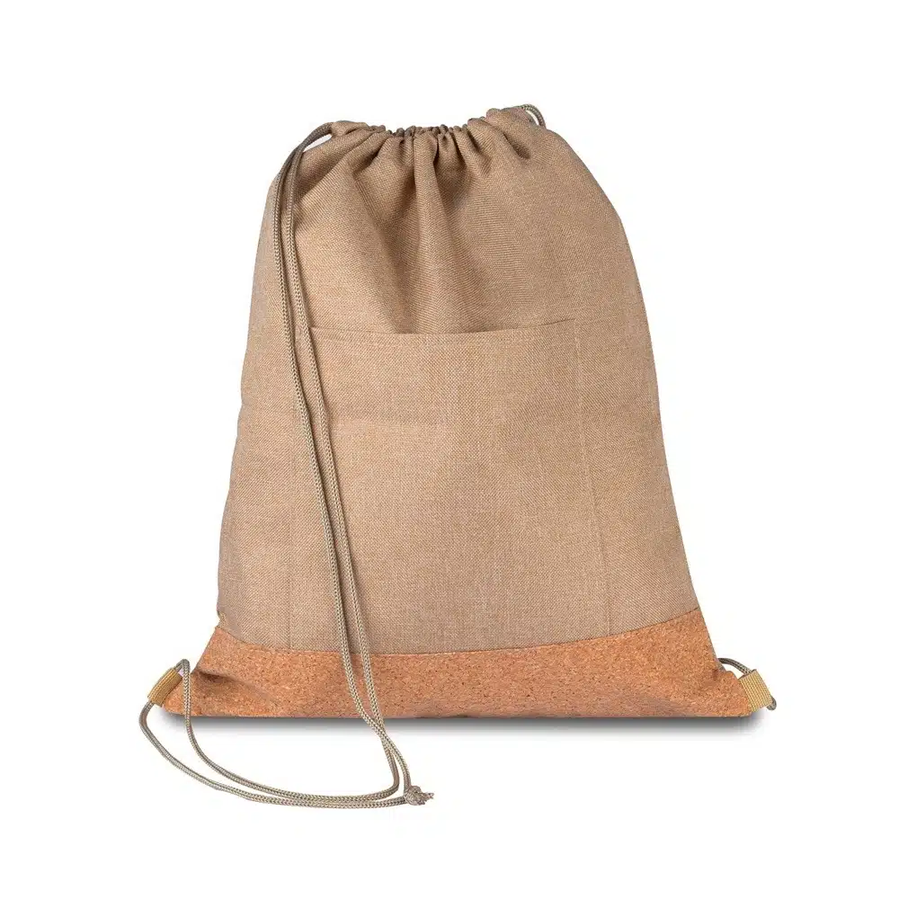 - Huble Brindes Corporativos Mochila Saco Personalizada com logotipo de marca empresarial. Opção de brinde corporativo para empresas.