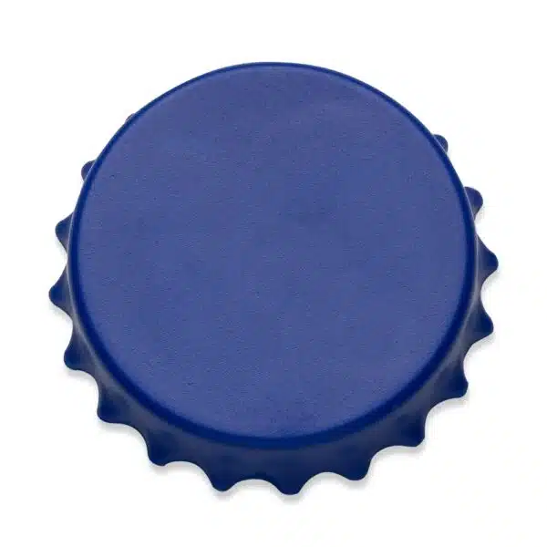 Kit churrasco corporativo abridor com etiqueta resinada azul royal