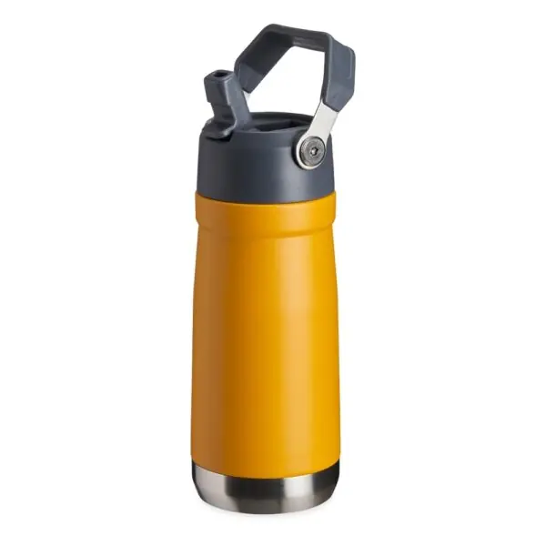 Garrafa térmica branca personalizada gravação laser 500ml