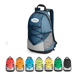 Mochila Personalizada com logotipo de marca empresarial. Tipo de brindes para empresa.