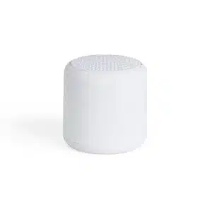 Caixa de som personalizada Bluetooth TWS branco corporativa