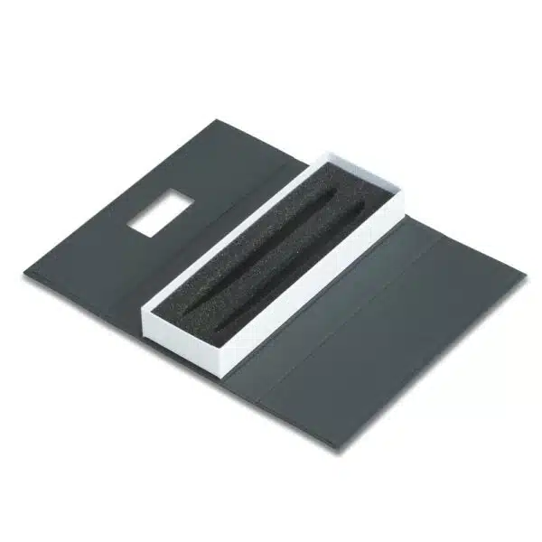 Kit escrita metálico champagne gravação UV corporativo