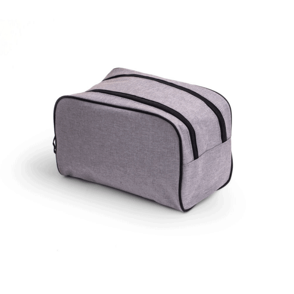 Necessaire Personalizada com logotipo de marca empresarial. Perfeito brinde para empresas.