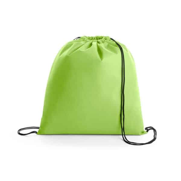 Mochila Saco Personalizada com personalização de marca corporativa. Opção de brinde personalizado para empresas.