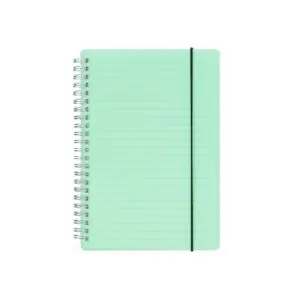 Caderno Personalizado Plástico com Pauta A5 21x15,1cm