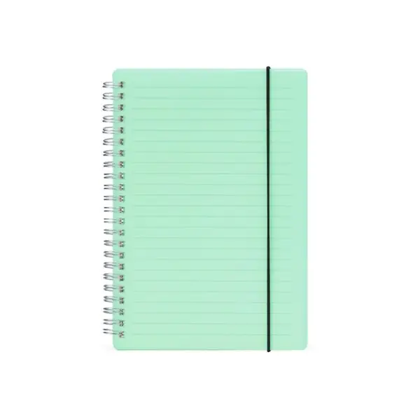 Caderno Personalizado Plástico com Pauta A5 21x15,1cm